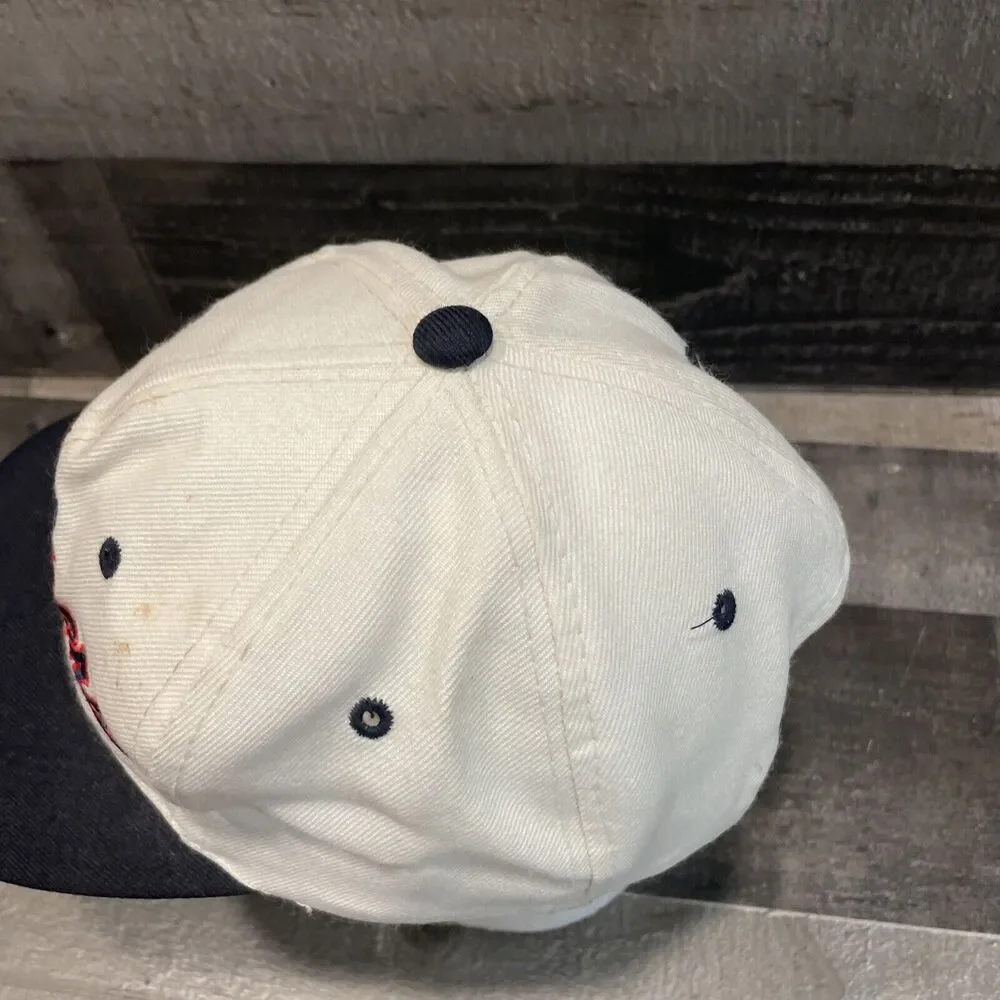 Vintage 90s Sports Specialties Florida Panthers Snapback White Navy Blue